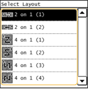 Select layout máy in laser màu hp