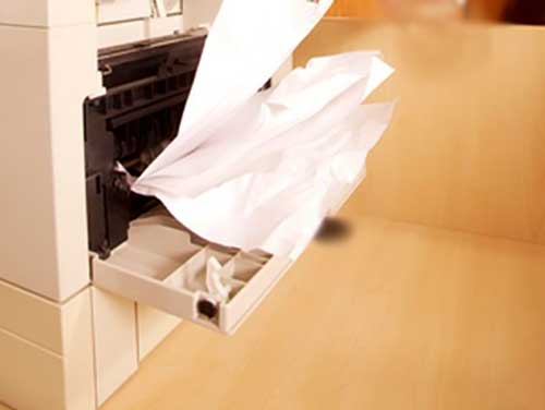 lỗi kẹt giấy máy in HP