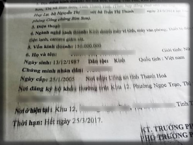 Lỗi nhòe chữ, nhòe đường kẻ