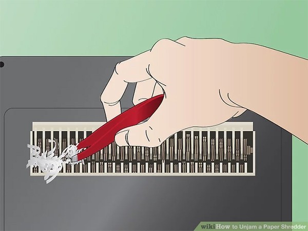 Cách xử lý máy hủy giấy bị kẹt bước 8