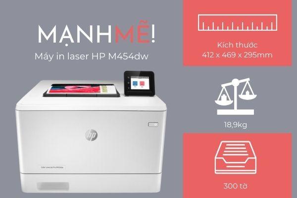 Thiết kế máy in HP 454dw