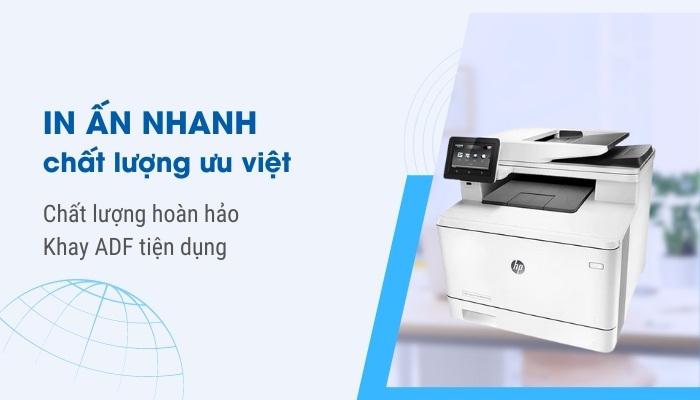 tốc độ máy in đa chức năng HP M477fnw