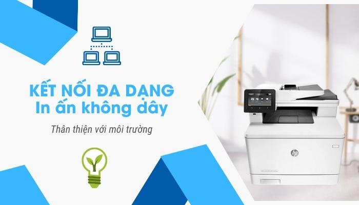 In ấn không dây với HP M477fnw