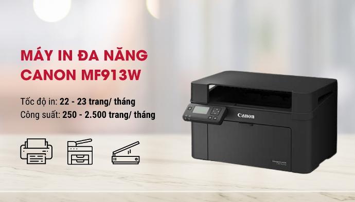 tốc độ máy in đa năng Canon MF913w