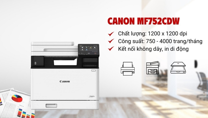 tính năng máy in đa năng Canon MF752Cdw