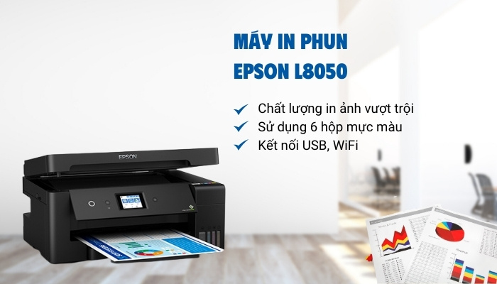 Kết nối máy in Epson L8050