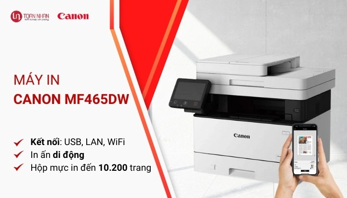 kết nối máy in Canon MF465dw