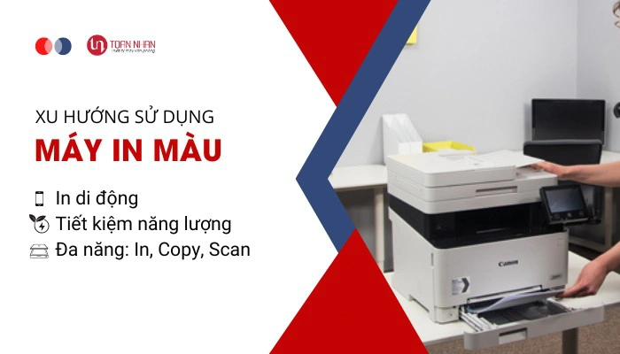 Xu hướng sử dụng máy in màu