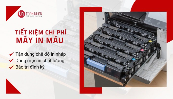 tiết kiệm chi phí máy in màu