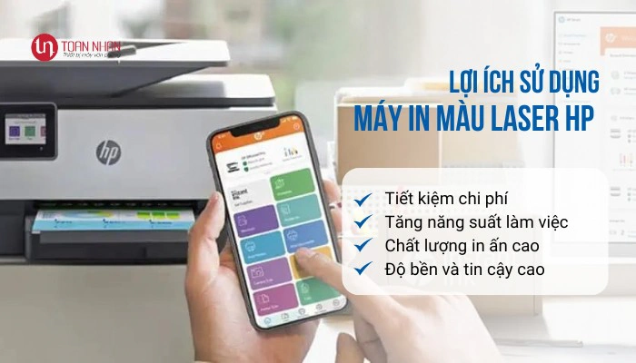 lợi ích sử dụng máy in màu laser HP