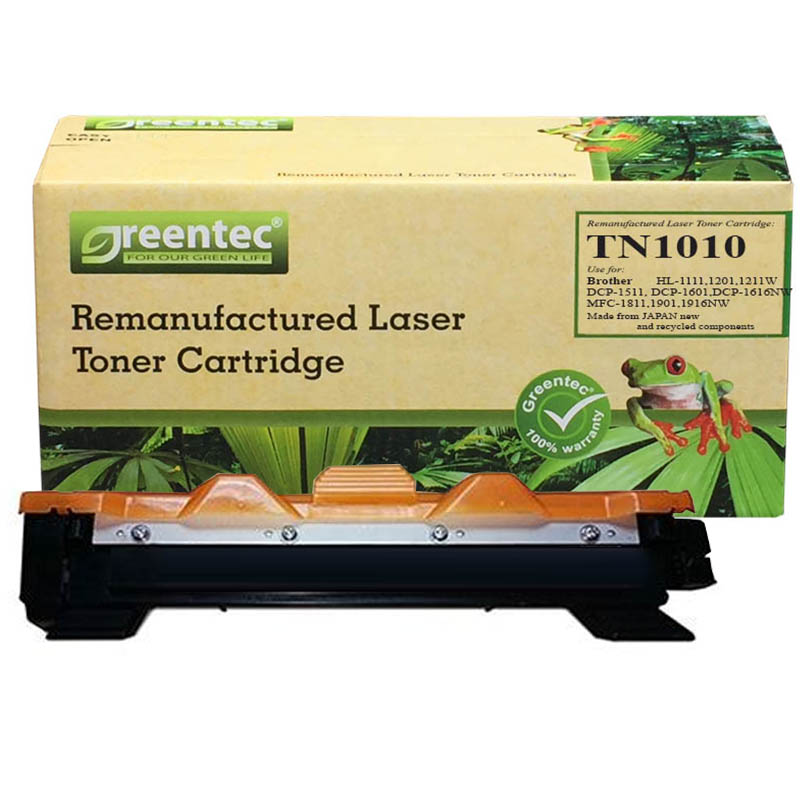 Mực in laser đen trắng Greentec Brother TN1010