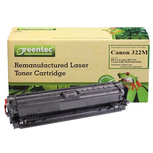 [CAR-GT-323M] Mực in laser màu Greentec Canon 323M