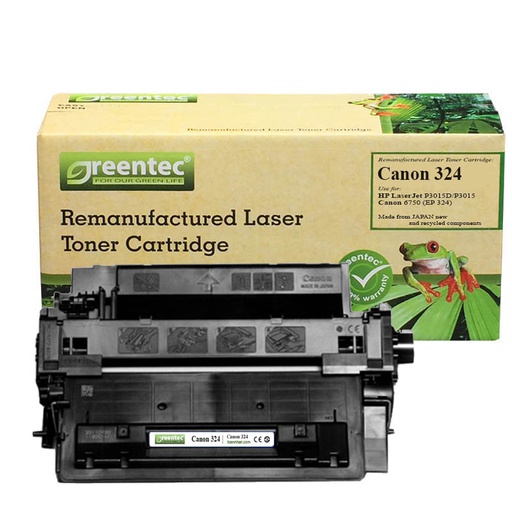 [CAR-GT-324] Mực in laser đen trắng Greentec Canon 324