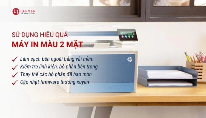 lưu ý khi sử dụng bảo trì máy in màu 2 mặt