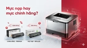 Có nên dùng mực nạp cho máy in laser? Phân tích chi tiết 2025