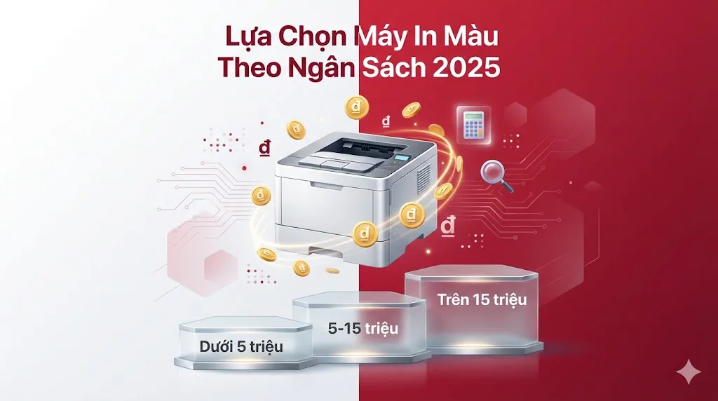 Lựa Chọn Máy In Màu Theo Ngân Sách 2025 Hướng Dẫn Chi Tiết