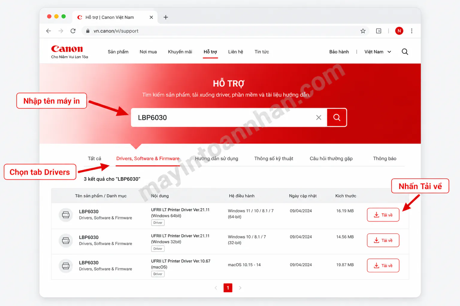 Driver Máy In Canon – Hướng dẫn chi tiết 2025