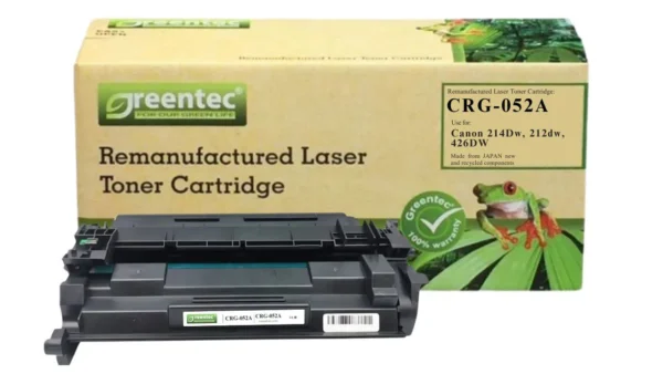 Mực in laser Canon 052A Greentech – mực đen, 3.100 trang