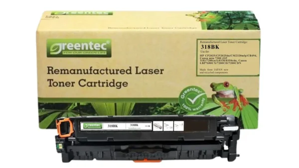 Mực in laser Canon 318BK Greentech – mực đen, 3.400 trang