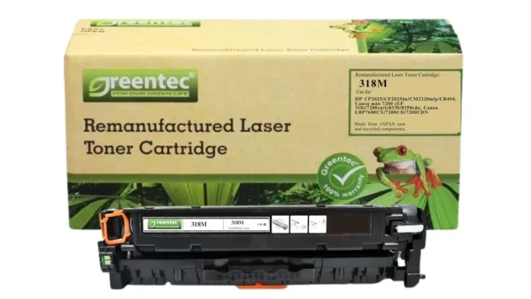 Mực in laser Canon 318M Greentech – mực hồng (Magenta), 2.900 trang