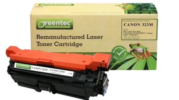 Mực in laser Canon 323M Greentech – mực hồng (Magenta), 7.000 trang