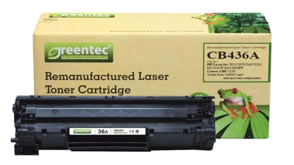 Mực in laser HP CB436A Greentech – mực đen, 2.000 trang