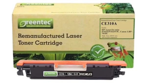 Mực in laser HP CE310A Greentech – mực đen, 1.600 trang