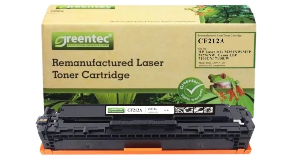 Mực in laser HP CF212A Greentech – mực vàng (Yellow), 1.800 trang
