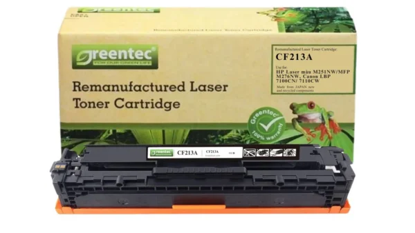 Mực in laser HP CF213A Greentech – mực hồng (Magenta), 1.800 trang