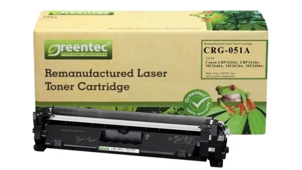 Mực in laser Canon 051A Greentech – mực đen, 1.700 trang