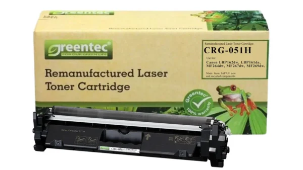Mực in laser Canon 051H Greentech – mực đen, dung lượng cao, 4.100 trang