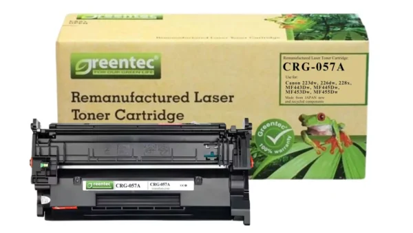 Mực in laser Canon 057A Greentech – mực đen, 3.100 trang