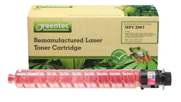 Mực in laser Ricoh MPC2003M Greentech – mực hồng (Magenta), 15.000 trang