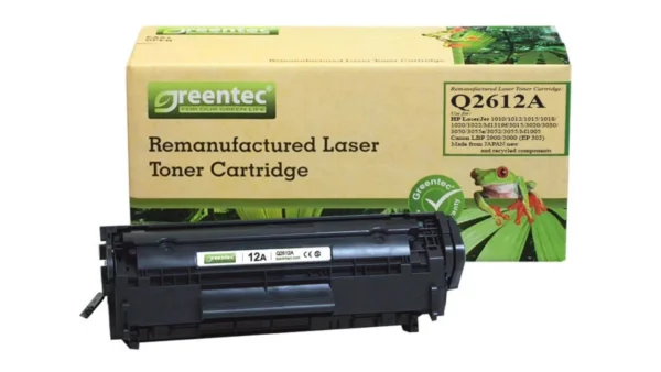Mực in laser HP Q2612A Greentech – mực đen, 2.000 trang