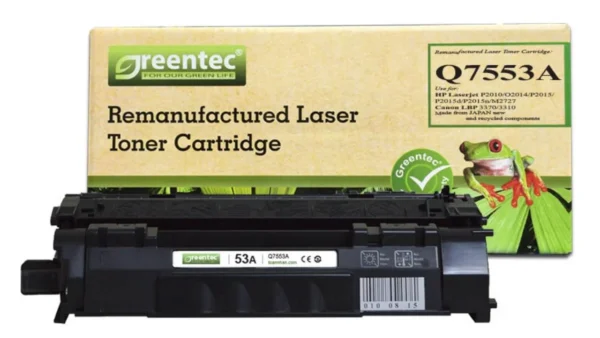 Mực in laser HP Q7553A Greentech – mực đen, 3.000 trang