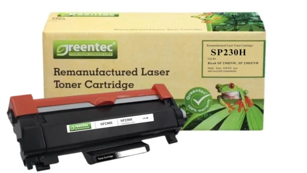 Mực in laser Ricoh SP230H Greentech – mực đen, 3.000 trang