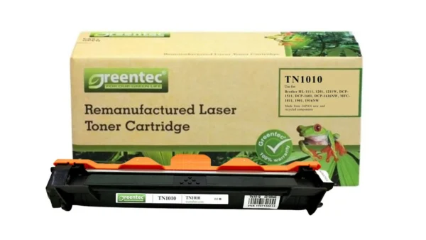 Mực in laser Brother TN1010 Greentech – mực đen, 1.500 trang