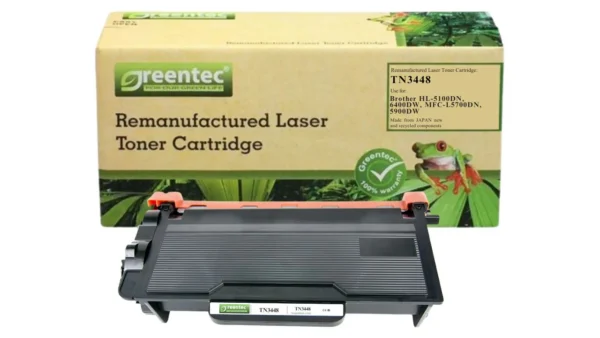 Mực in laser Brother TN3448 Greentech – mực đen, 3.000 trang