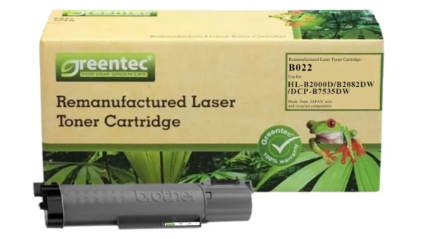 Mực in laser Brother TNB022 Greentech – mực vàng (Yellow), 2.600 trang