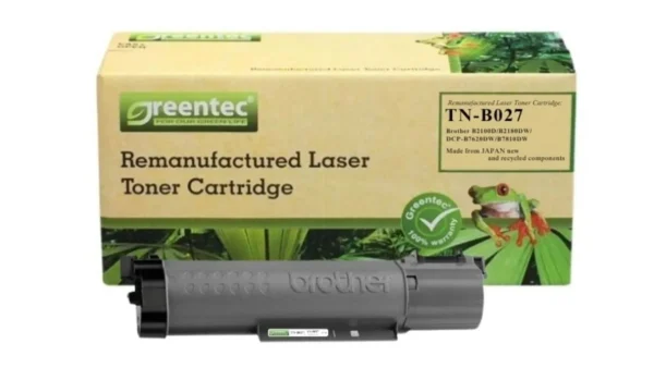 Mực in laser Brother TNB027 Greentech – mực đen, 2.600 trang