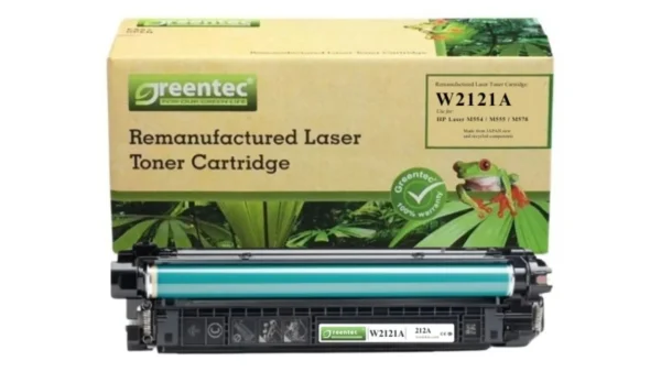 Mực in laser HP W2121A Greentech – mực xanh (Cyan), 4.500 trang
