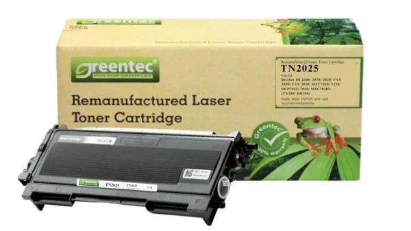 Mực in laser Brother TN2025 Greentech – mực đen, 2.500 trang