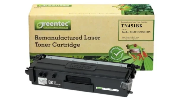 Mực in laser Brother TN451BK Greentech – mực đen, 3.000 trang