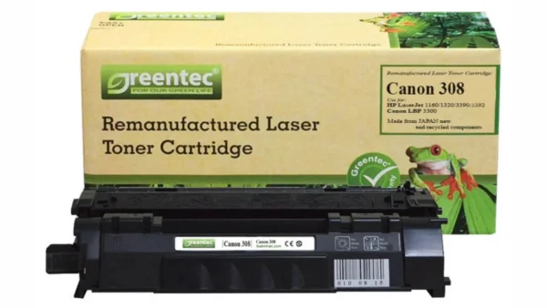 Mực in laser Canon 308 Greentech – mực đen, 2.500 trang
