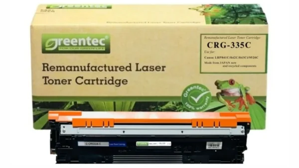 Mực in laser Canon 335C Greentech – mực xanh (Cyan), 7.400 trang