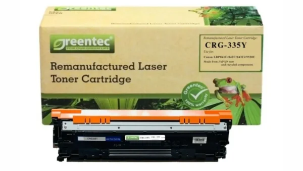 Mực in laser Canon 335Y Greentech – mực vàng (Yellow), 7.400 trang