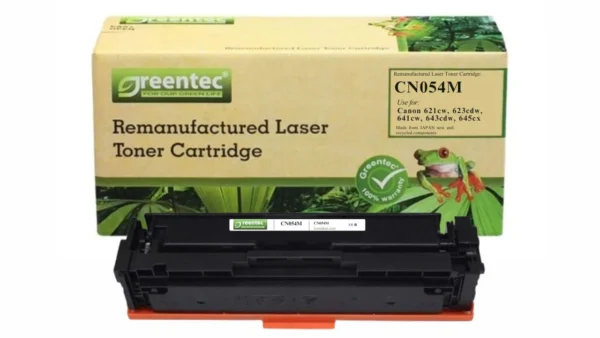 Mực in laser Canon 054M Greentech – mực hồng (Magenta), 1.200 trang