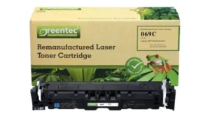 Mực in laser Canon 069C Greentech – mực xanh (Cyan), 1.900 trang