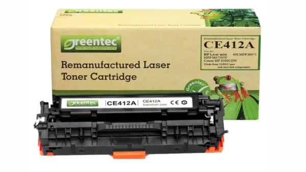 Mực in laser HP CE412A Greentech – mực vàng (Yellow), 2.600 trang