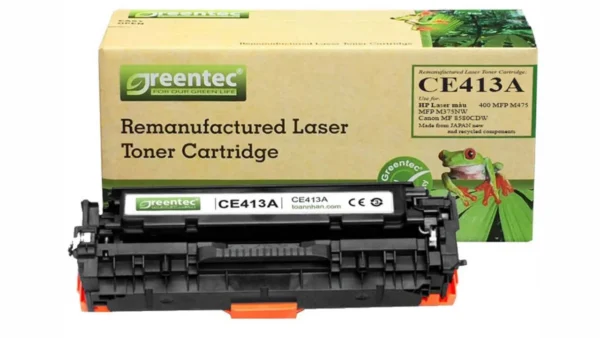Mực in laser HP CE413A Greentech – mực hồng (Magenta), 2.600 trang
